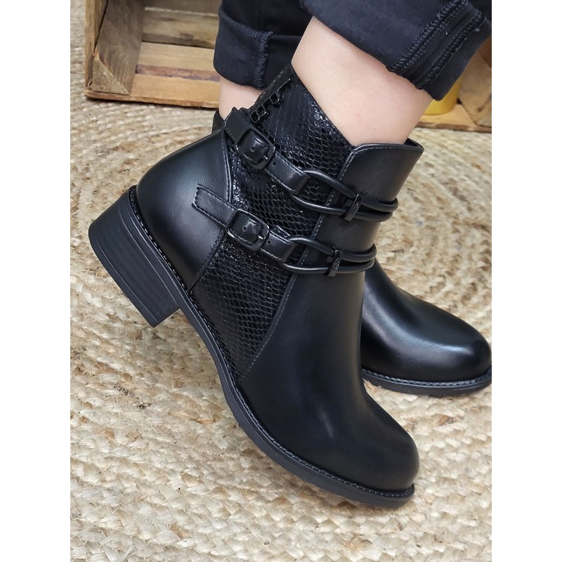 Bottines femme LPB Maram noires