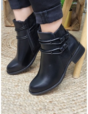 Bottines femme LPB Maram noires