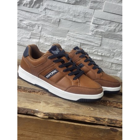 Baskets homme Kaporal Beskine marron