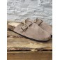 Sabots homme daim basic Meyer taupe