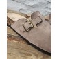 Sabots homme daim basic Meyer taupe