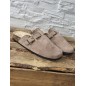 Sabots homme daim basic Meyer taupe