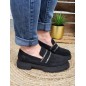 Mocassins femme LPB Jalila noirs