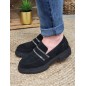 Mocassins femme LPB Jalila noirs
