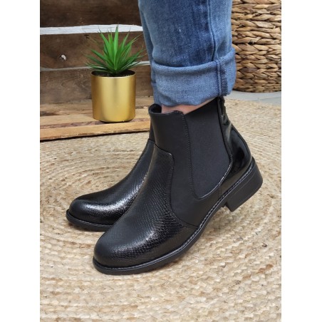 Bottines femme LPB Gamra noires