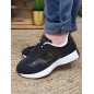 Baskets femme sneakers LPB Ilma noires