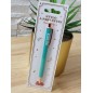 Stylo à paillettes "raleuse" turquoise