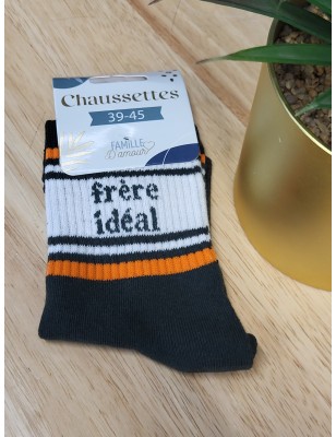Chaussettes homme "frere ideal" vertes