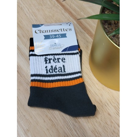Chaussettes homme "frere ideal" vertes