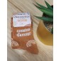 Chaussettes à paillettes "cousine d'amour" orange