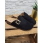 Sabots femme daim basic Morella noirs