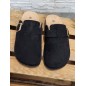 Sabots femme daim basic Morella noirs
