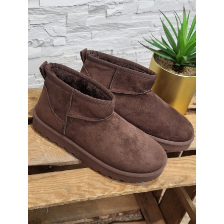 Boots fourrées femme Dianna marron