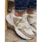 Baskets femme sneakers Vanessa Wu Jillian beiges