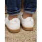Baskets femme sneakers Vanessa Wu Aura Initials blanches