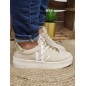 Baskets femme Vanessa Wu Jane initials beiges Baskets femme Vanessa Wu Jane initials beiges