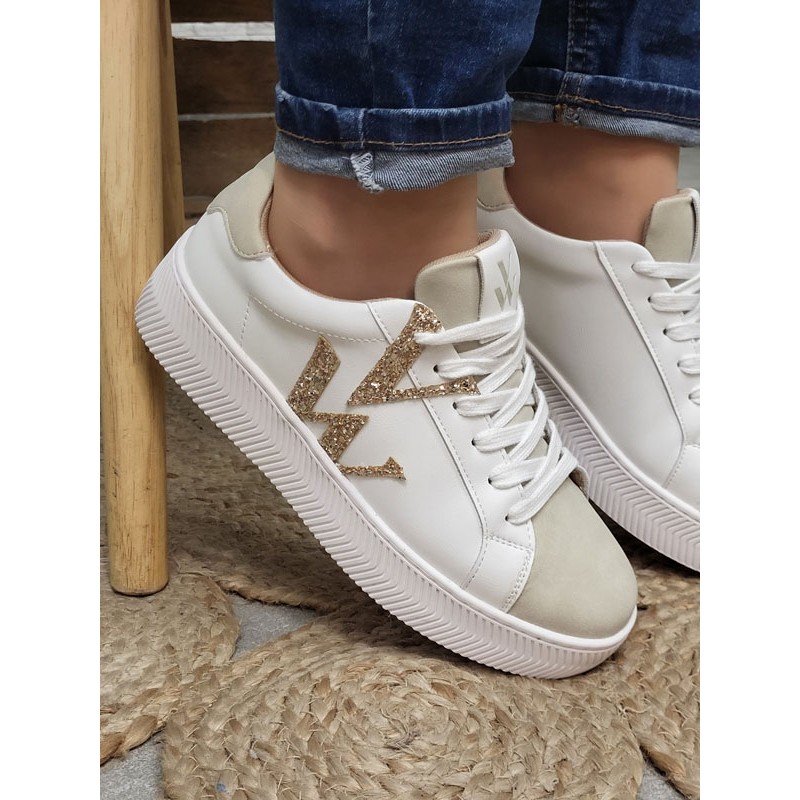 Baskets femme Vanessa Wu Lou blanches