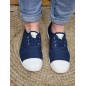 Baskets femme toile Kaporal Foly marine