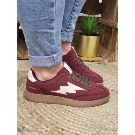 Baskets femme Kaporal Seven bordeaux