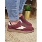 Baskets femme Kaporal Seven bordeaux