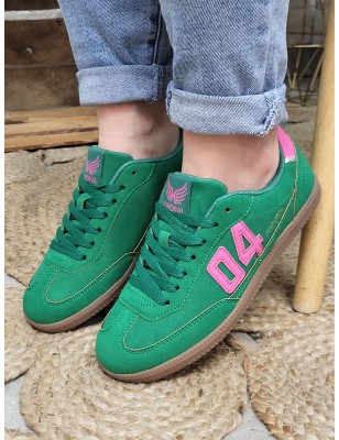 Baskets femme Kaporal Tanina vertes