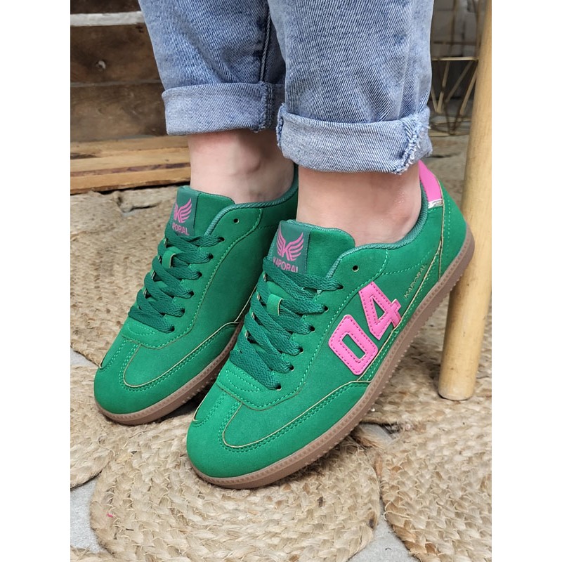 Baskets femme Kaporal Tanina vertes