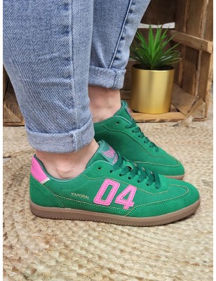 Baskets femme Kaporal Tanina vertes