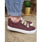 Baskets femme scratchs Kaporal Tippyk bordeaux