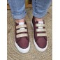 Baskets femme scratchs Kaporal Tippyk bordeaux