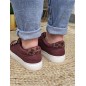 Baskets femme scratchs Kaporal Tippyk bordeaux