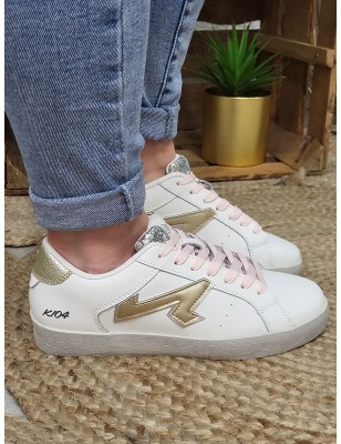 Baskets femme Kaporal Baglia blanches