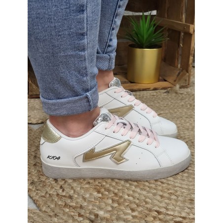 Baskets femme Kaporal Baglia blanches