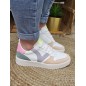 Baskets femme Victoria Madrid cuir multicolores