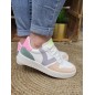 Baskets femme Victoria Madrid cuir multicolores
