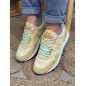 Baskets femme sneakers Victoria Luna jaunes