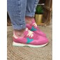 Baskets femme sneakers Victoria Cosmos roses
