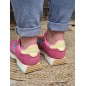 Baskets femme sneakers Victoria Cosmos roses