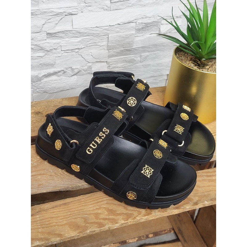 Sandales femme Guess Florizi noires