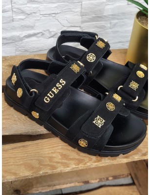 Sandales femme Guess Florizi noires