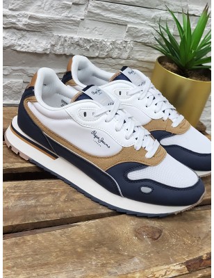 Baskets homme Pepe Jeans Bexley road marine