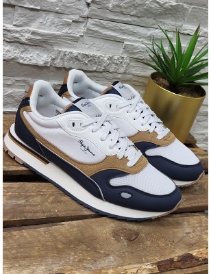 Baskets homme Pepe Jeans Bexley road marine
