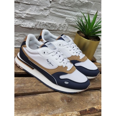 Baskets homme Pepe Jeans Bexley road marine