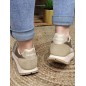 Baskets femme sneakers Victoria Viento beiges