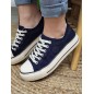 Baskets en toile LPB Indira01marine