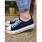 Baskets en toile LPB Indira01marine