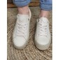 Baskets femme toile LPB Najema beiges
