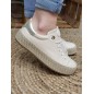 Baskets femme toile LPB Najema beiges
