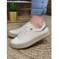 Baskets femme toile LPB Najema beiges