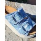 Mules femme LPB Laure bleu jean