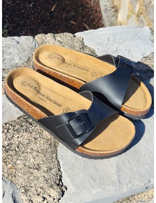 Mules femme Flavia noires